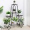 Metal Plant Stand Indoor Outdoor Thick Iron 7Tier Corner Plant Rack Flower Shelf